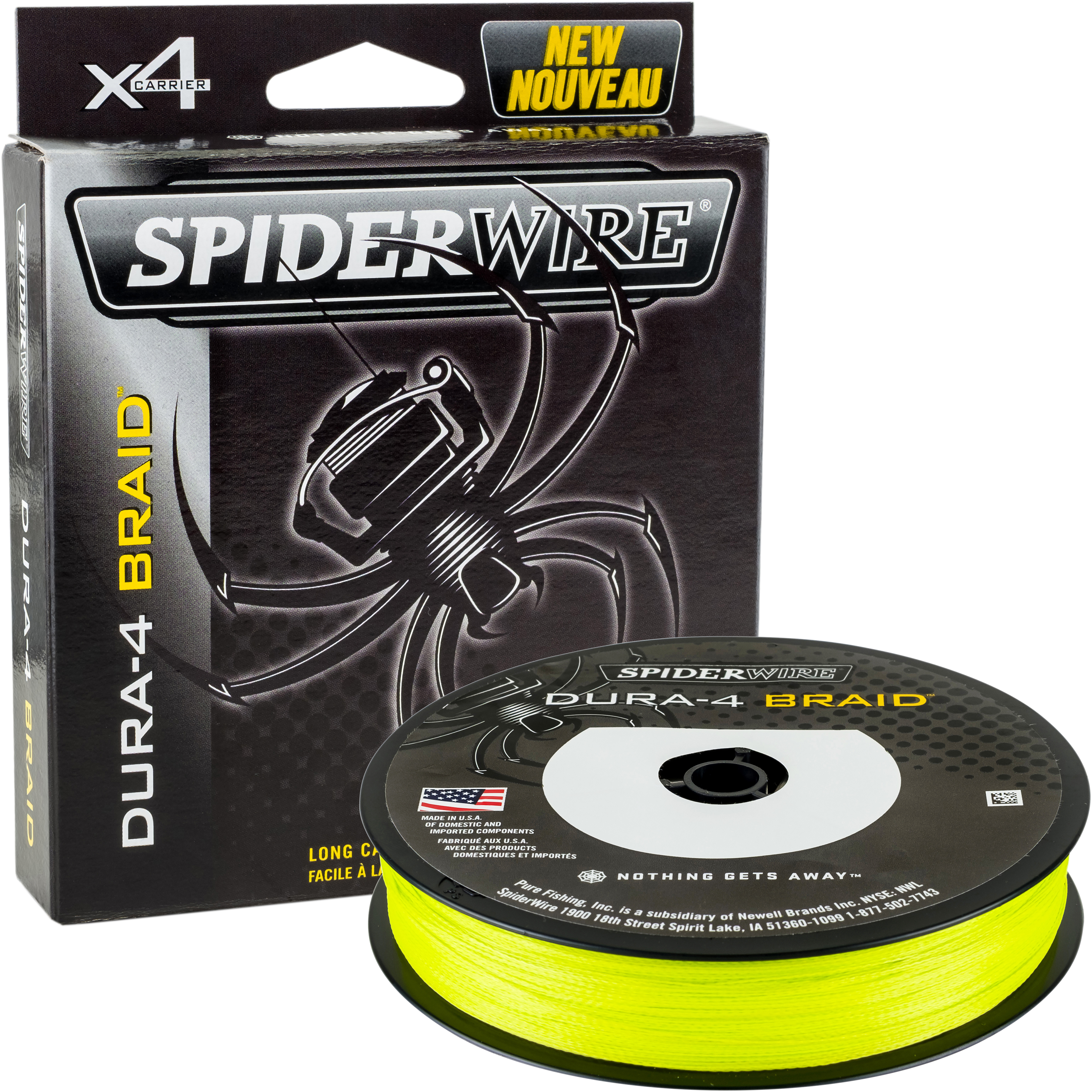 

Шнур Spider Wire Dura 4 ESD4Y-DURA4 150 м 0.1 мм 9.1 кг Yellow (1450404)