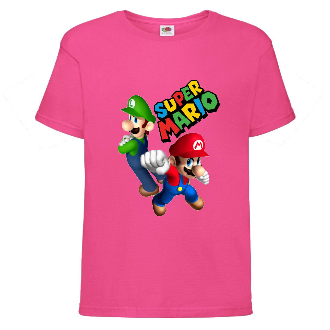 

Футболка Супер Марио 7 (Super Mario) Розовая (SMar pin-1) 116 см
