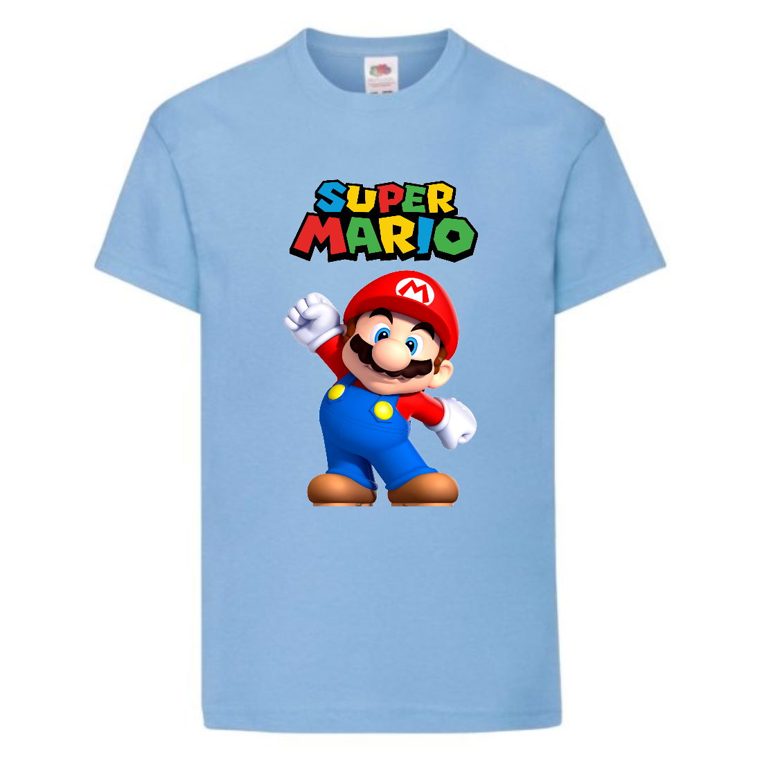 

Футболка Супер Марио 5 (Super Mario) голубая (SMar sbl-06) 116 см