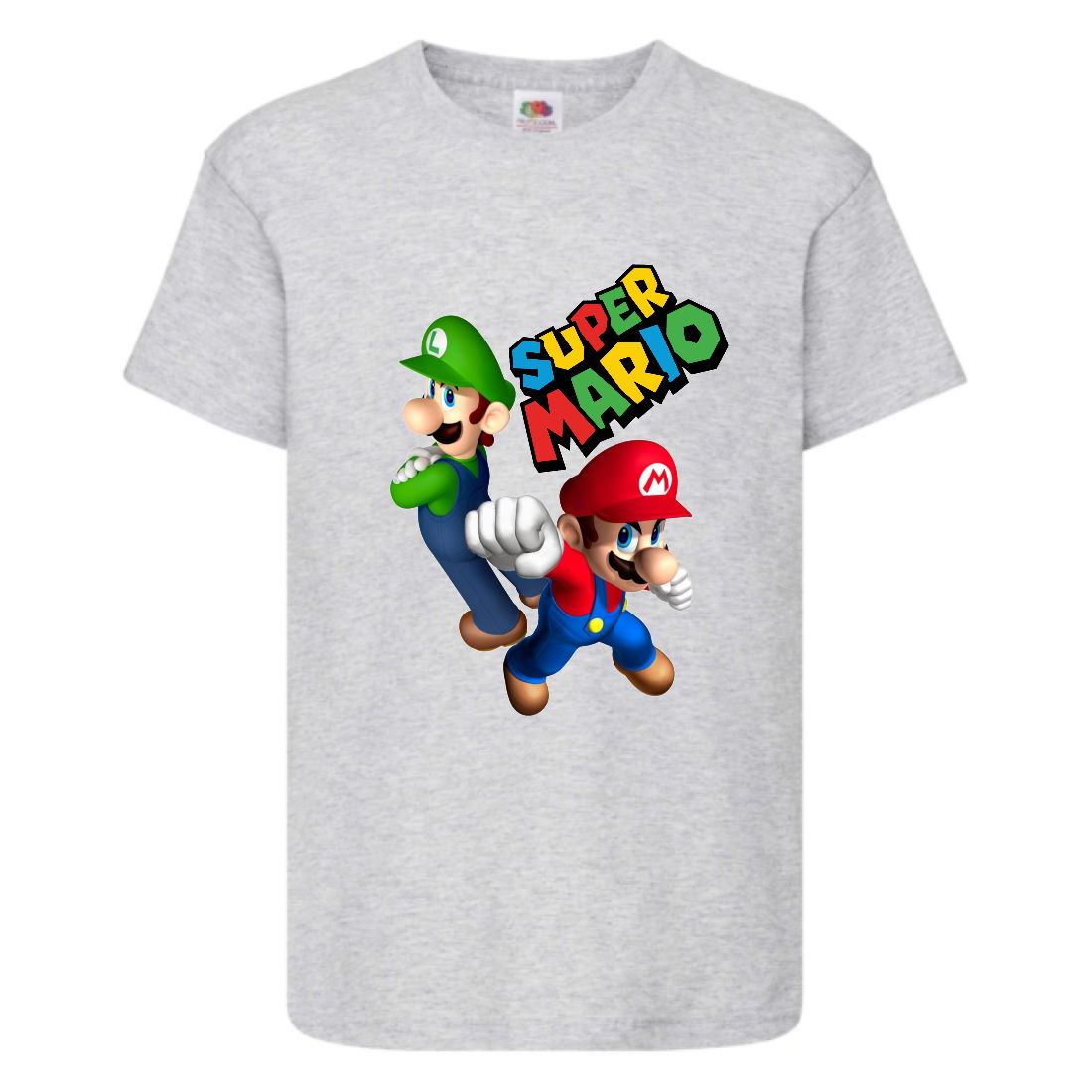 

Футболка Супер Марио 11 (Super Mario) серая (SMar gr-5) 116 см