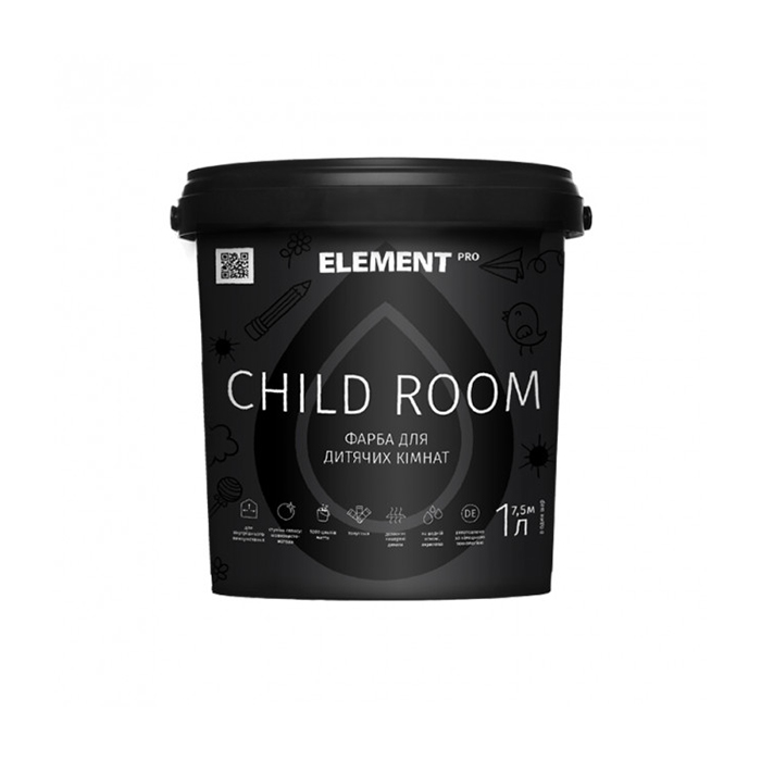 

Фарба інтер'єрна ELEMENT PRO+FACADE SYSTEM CHILD ROOM (1 л)