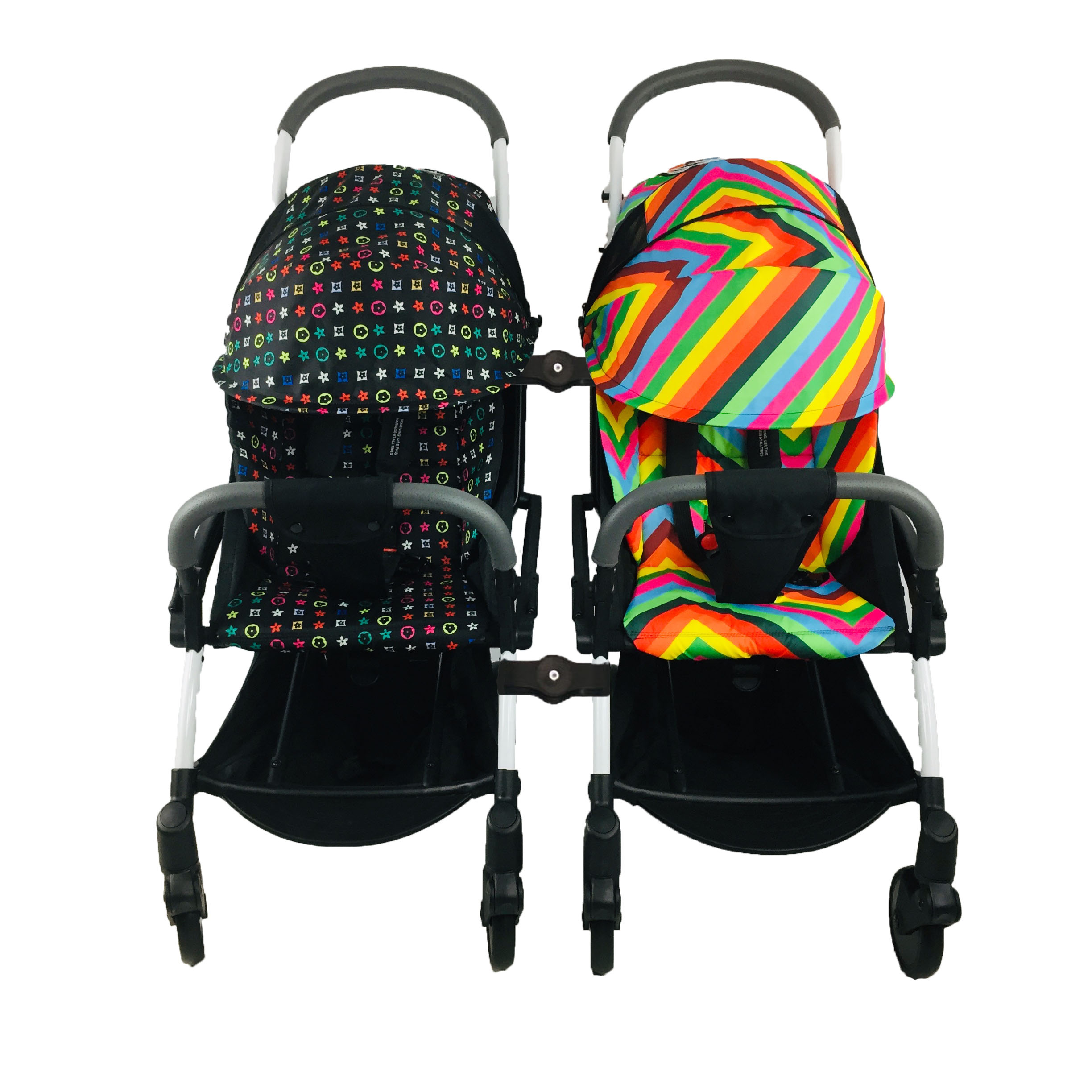 

Коляска для двойни Yoya 175 А+ 2021 Черно-желтая LV black-Yellow colorful