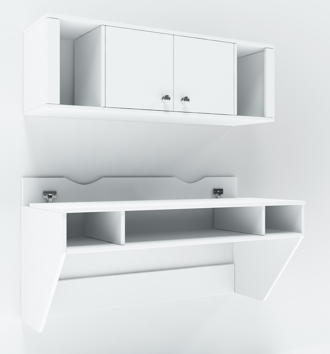 

Навесной компьютерный стол "Comfy Home" AirTable-II Kit WT (белый)