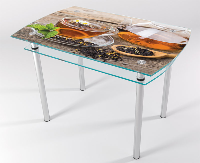 

Стол стеклянный "Jam" Чай KT-02 110х70 см