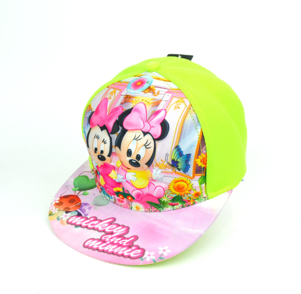 

Кепка Mickey and Minnie 48-52 см салатовая KD0017