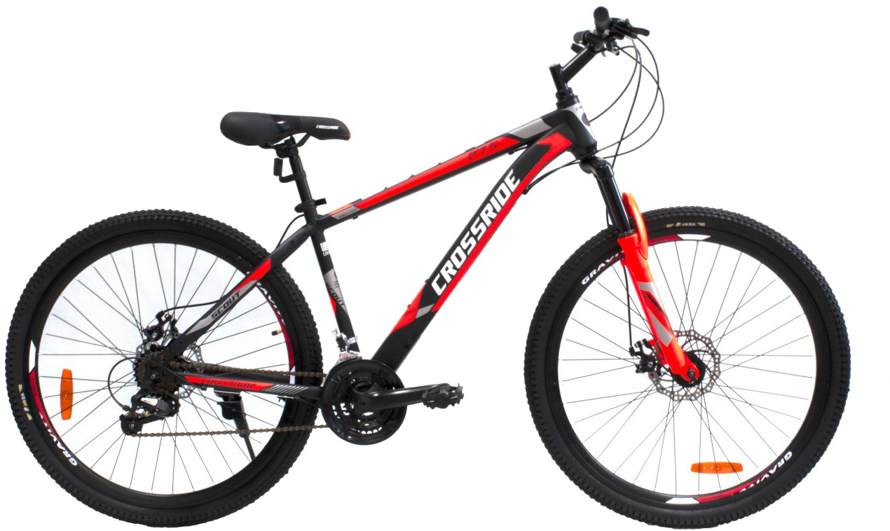 

Велосипед Crossride Scout 27" Черно-красный