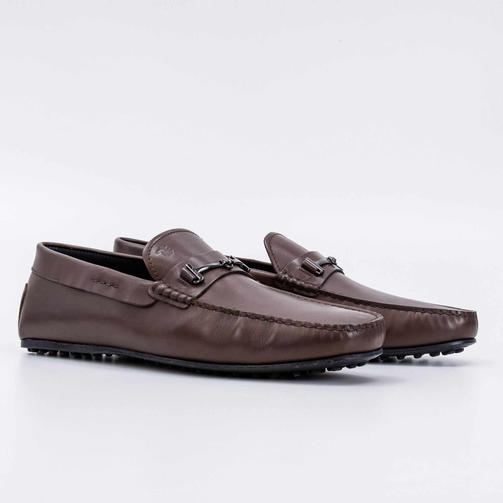 

Мокасины Tod's Doppia T Fine City Gommino D90 Brown 45