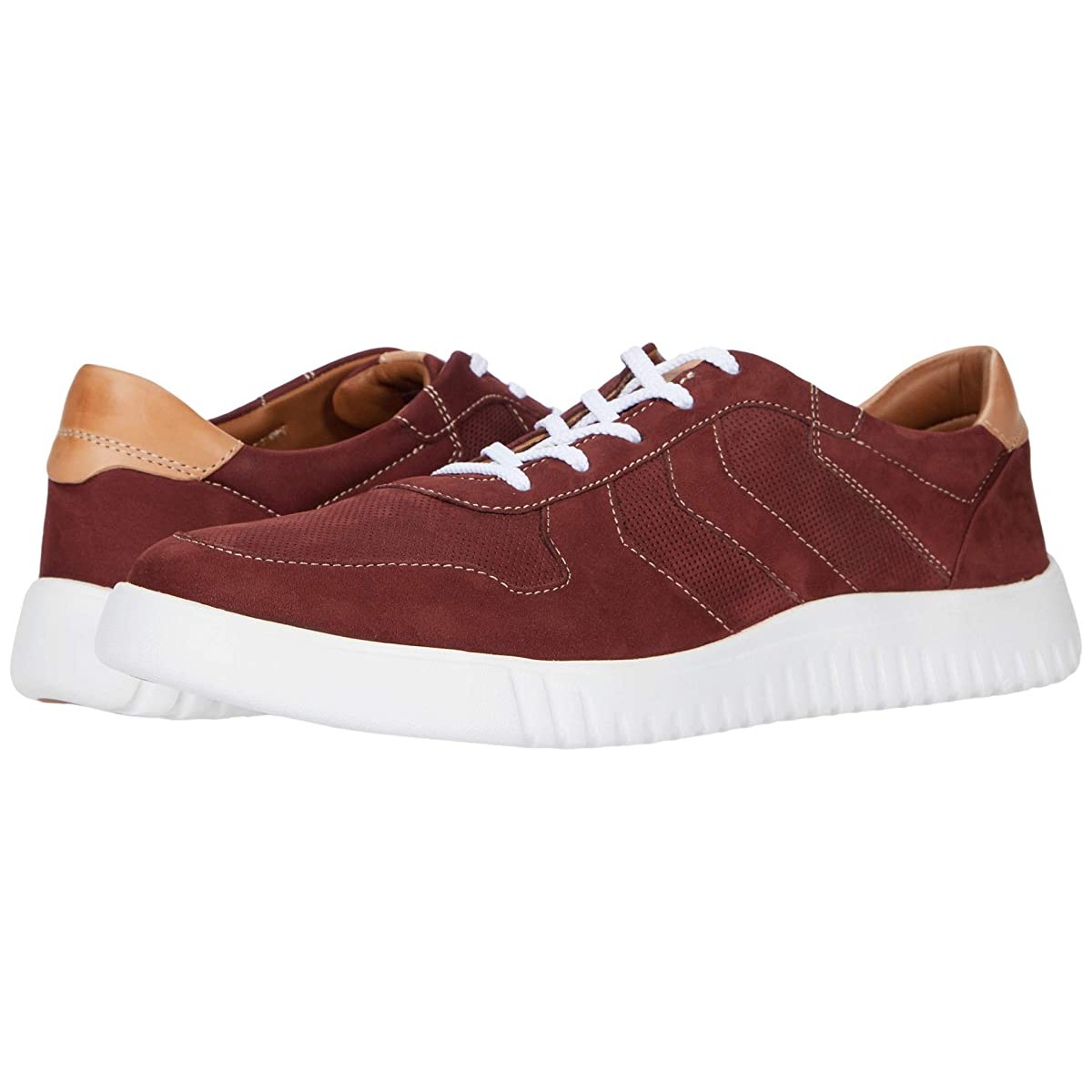 

Сникеры Johnston Murphy Mcfarland Moc Toe Wine Tumbled Nubuck, 43 (280 мм)