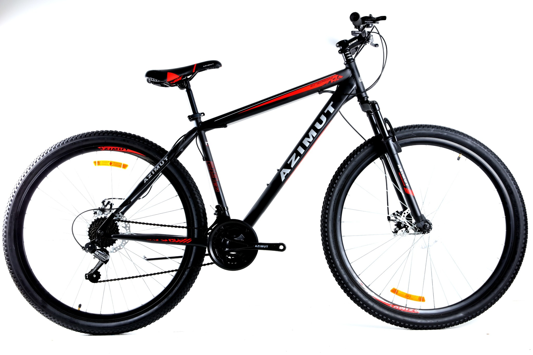 

Велосипед Azimut 2021 Energy Shimano 26" 21" Black / Red (Energy/GFRD)