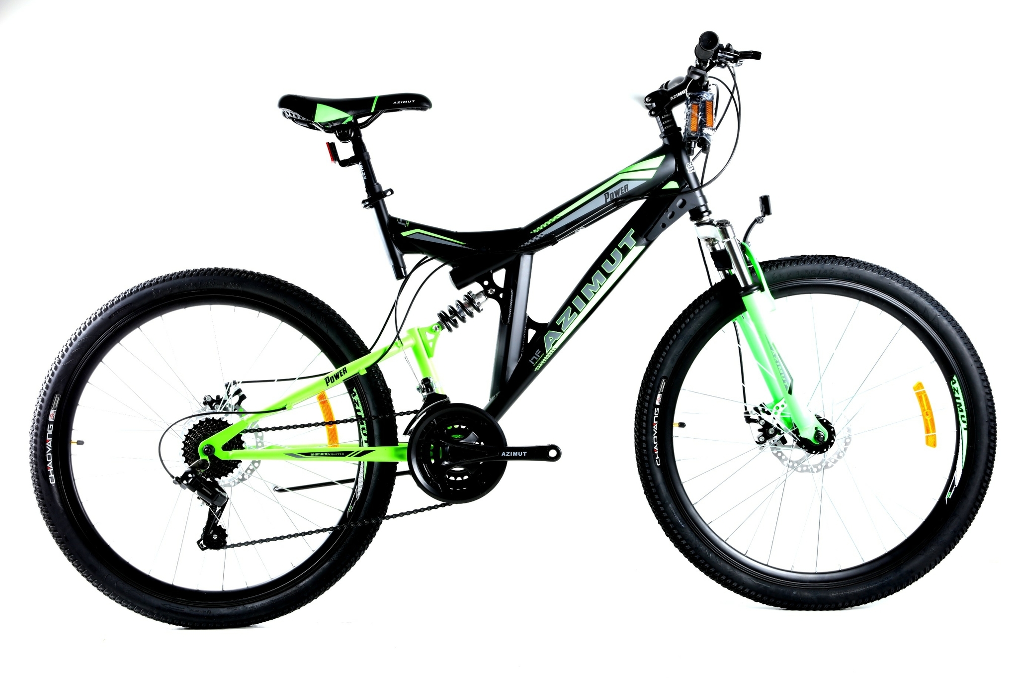 

Велосипед Azimut Power 2021 Shimano 29" 19" Black / Green (Power/GFRD)