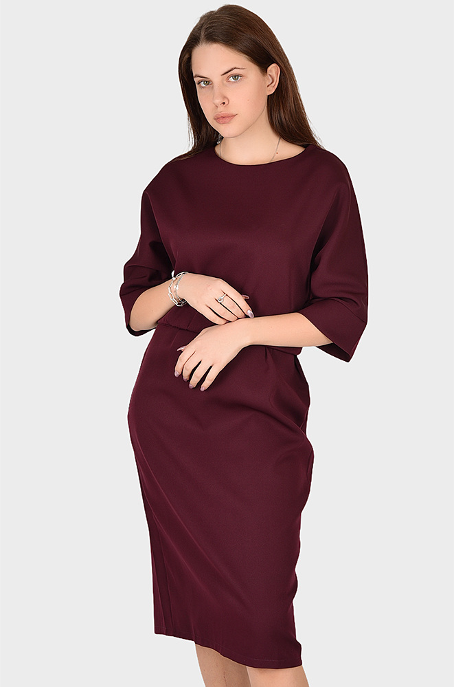 

Платье Fashion 308-1 58 Бордовый