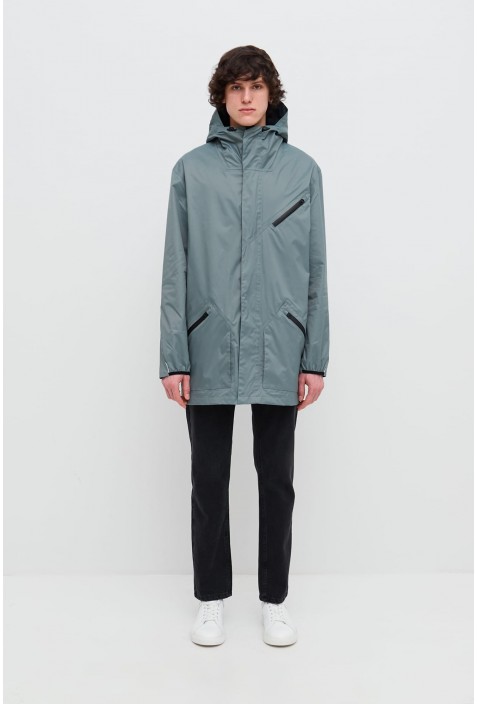 

Плащ дощовик мембранний S-cape Raincoat Stormy Sea Сірий чоловічий L