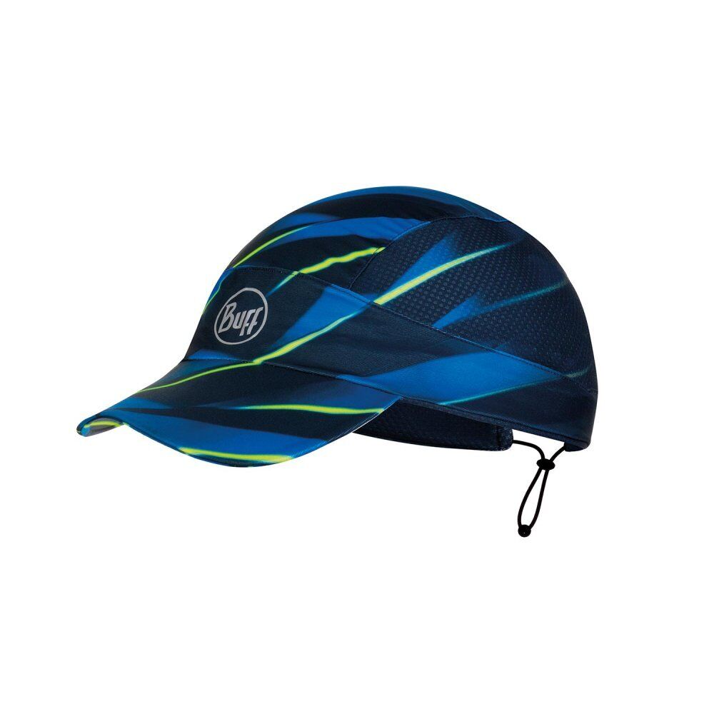 

Кепка Buff Pack Run Cap XL r-focus blue Синий-Желтый