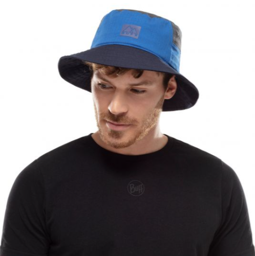 

Шапка Buff Sun Bucket Hat Hak S/M Черный-Синий