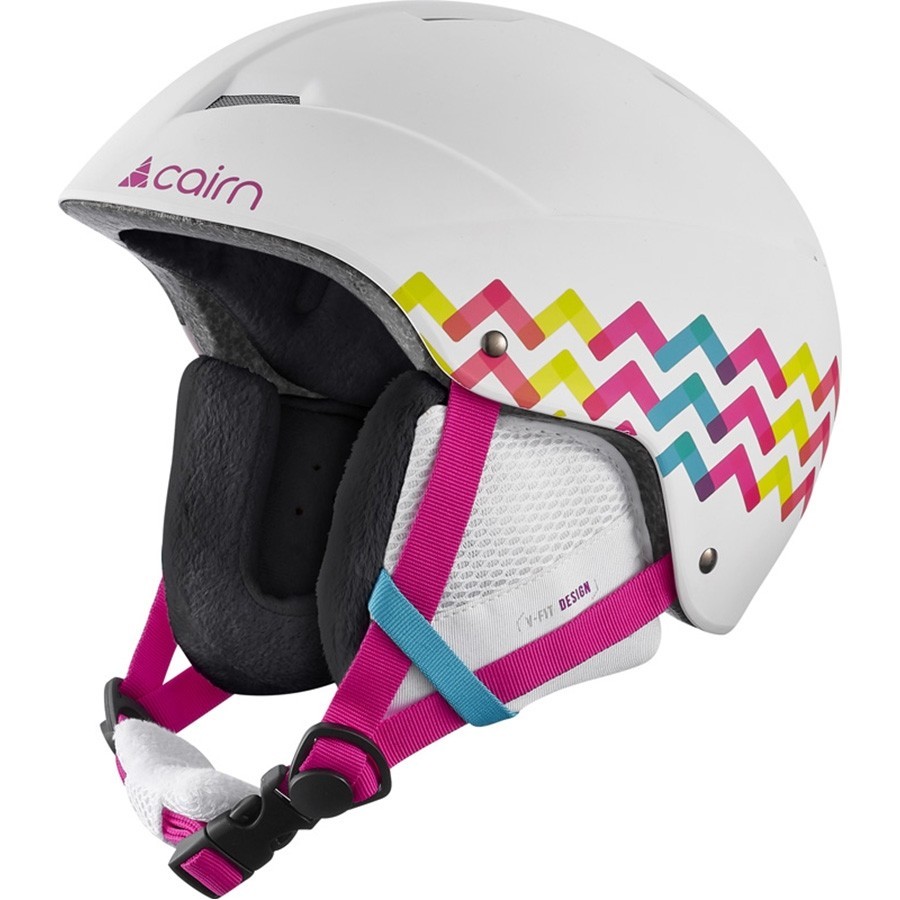 

Шлем детский Cairn Andromed Jr 48-50 Белый-Розовый