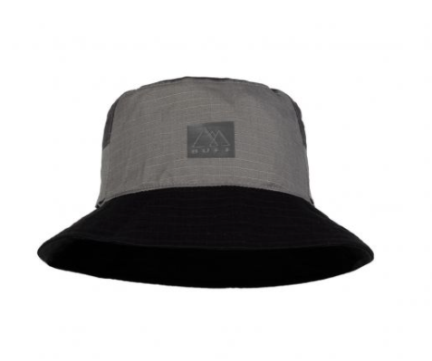 

Шапка Buff Sun Bucket Hat Hak L/XL Черный-Серый