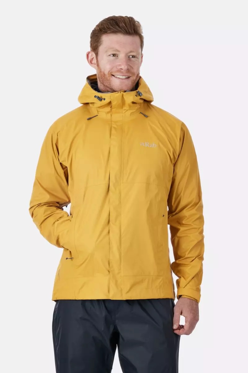 

Куртка Rab Downpour Jacket S Светло-Желтый