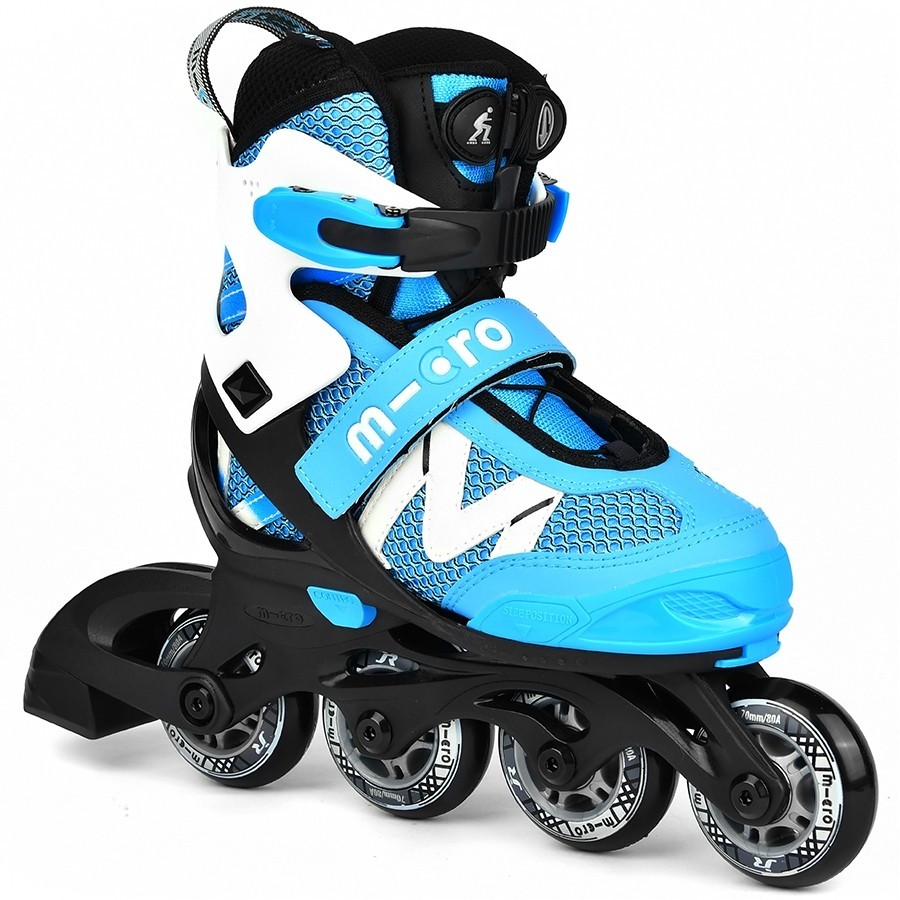 

Ролики детские Micro NEW Shaper 33-36 Голубой