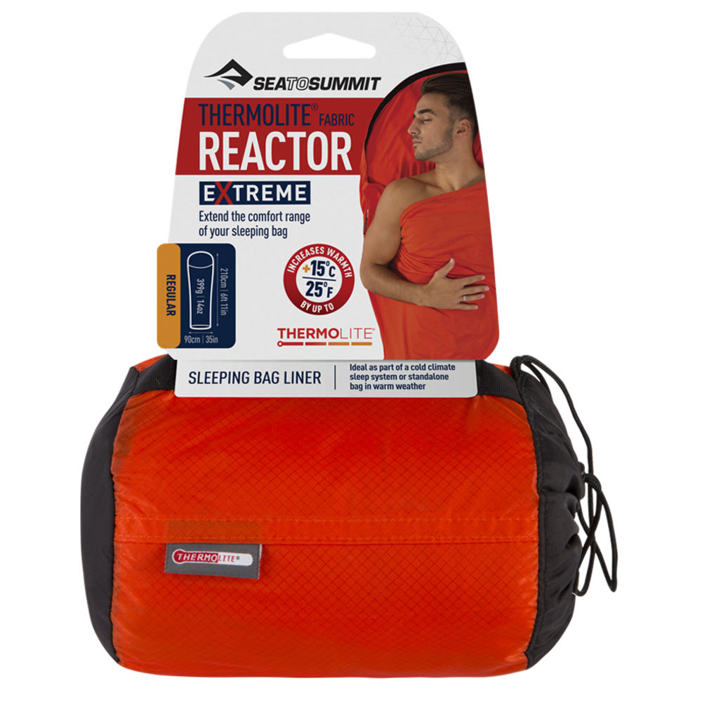 

Вкладыш в спальник Sea To Summit Thermolite Reactor Extreme Long Оранжевый