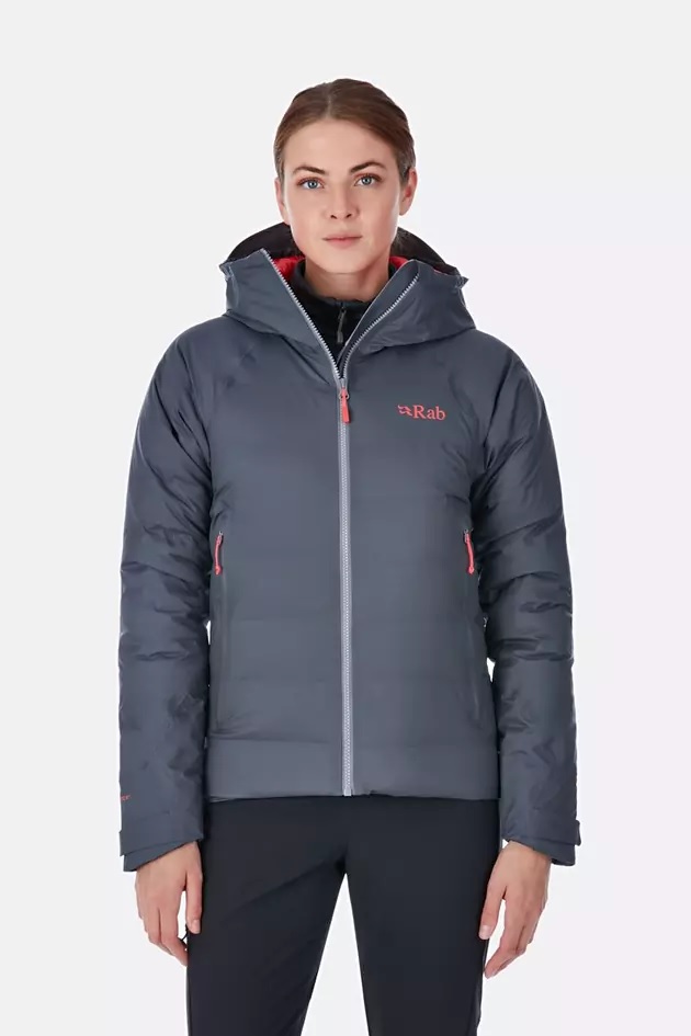 

Куртка Rab Valiance Jacket wmn  Серый-Красный, Куртка Rab Valiance Jacket wmn 14 Серый-Красный