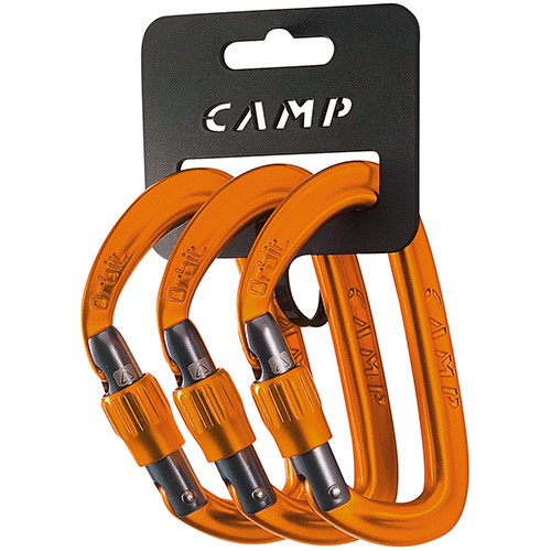 

Комплект карабинов Camp Orbit Lock (3 шт.) Оранжевый