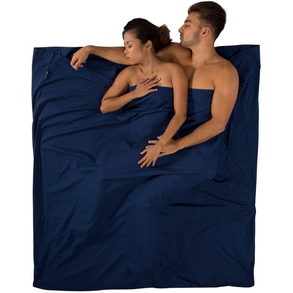 

Вкладыш в спальник Sea To Summit Premium Cotton Travel Liner Double Rectangular Темно-Синий