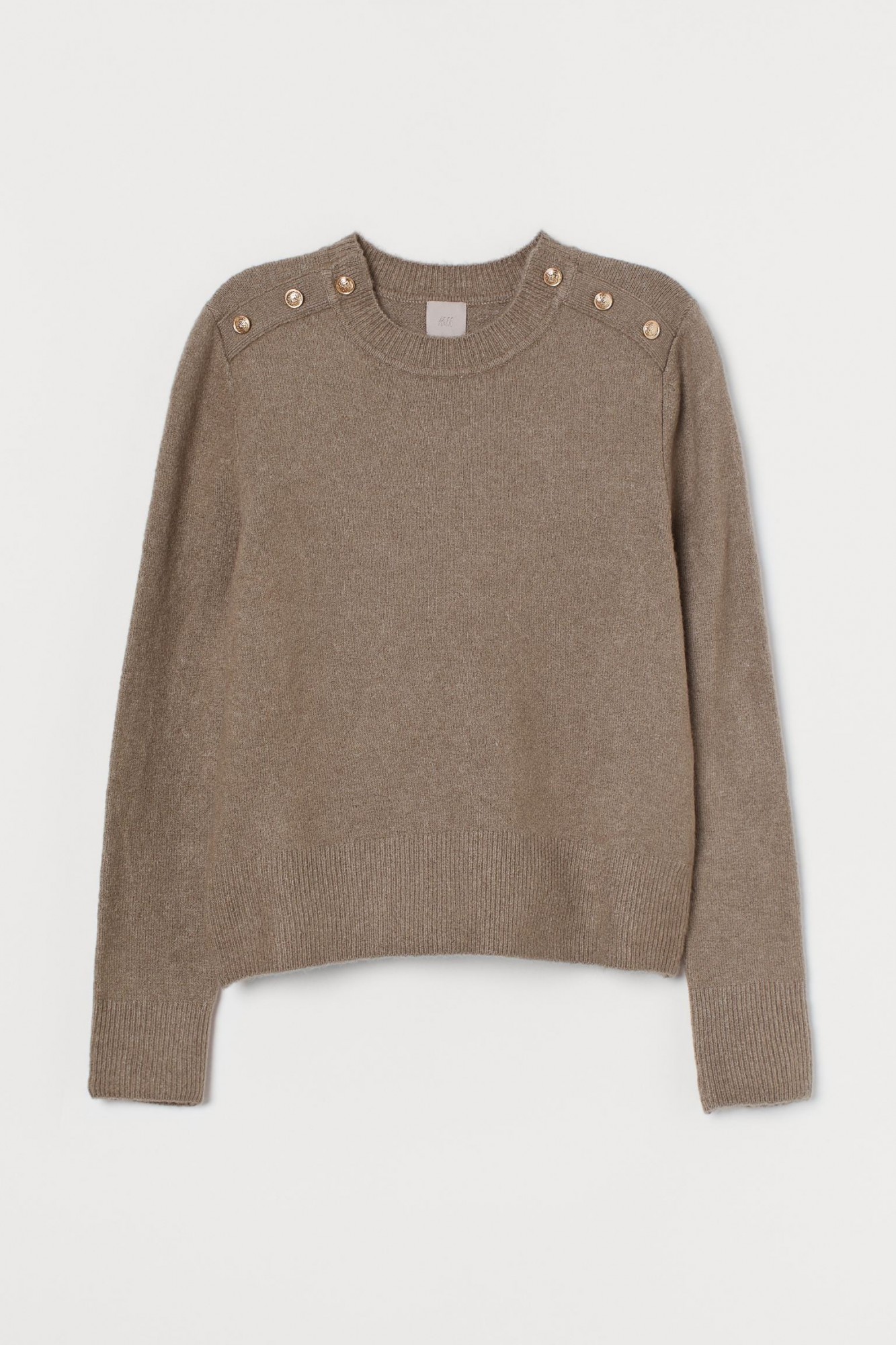 

Джемпер H&M S серо-бежевый 9132722dm