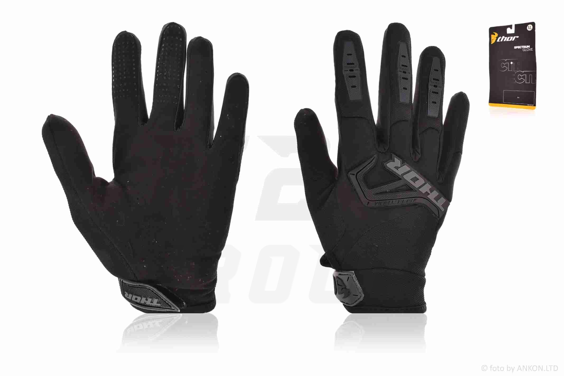 

Перчатки вело "THOR" #GEL, сенсорный палец, XL, черные