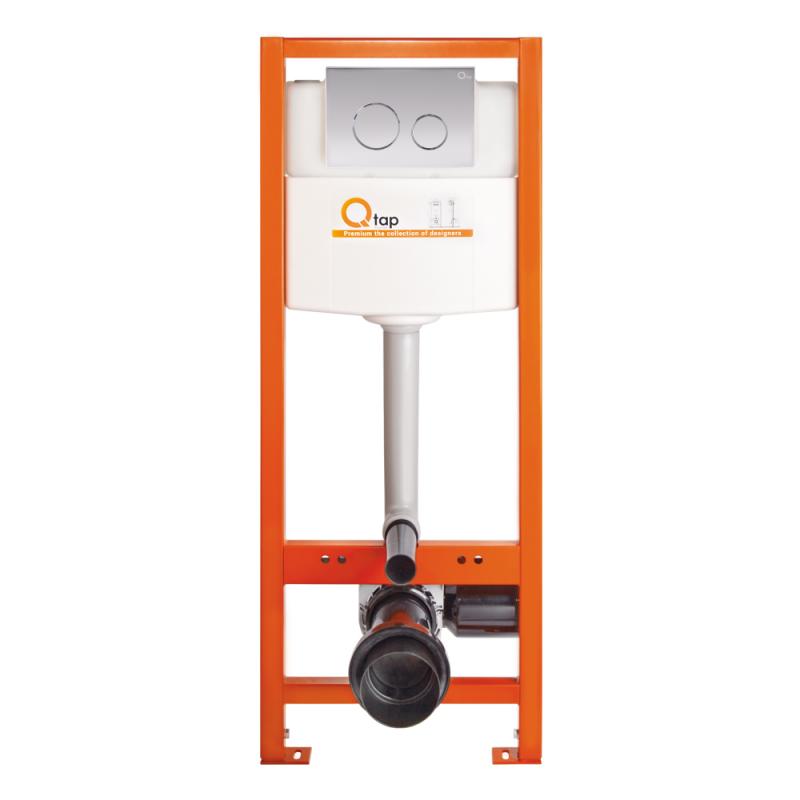 

Инсталляция для унитаза Qtap Nest M425-M11CRM с панелью смыва Chrome