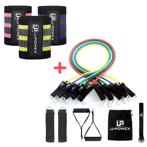 

Трубчатые эспандеры U-Powex + Резинки для фитнеса U-Powex-Pro