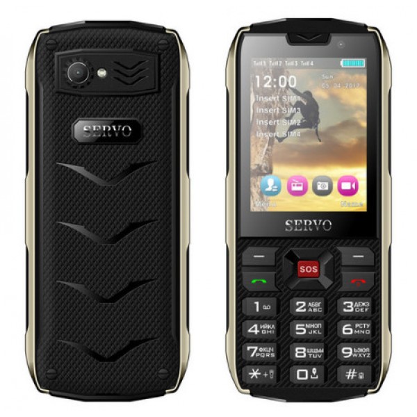 

Мобільний телефон Servo H8 black Кнопковий 4SIM 2,8" 3000mAh (1238 zp)