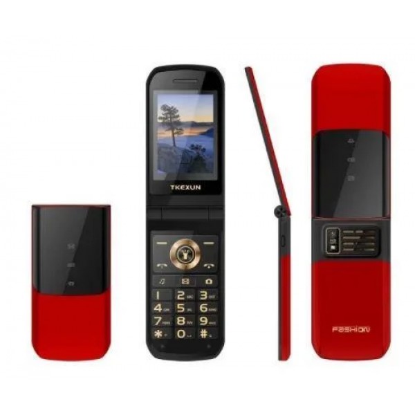 

Мобільний телефон Tkexun 2720 red Розклачка Кнопковий 2,4" 3800mAh (1267 zp)