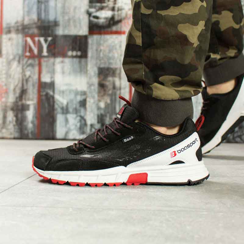 

Кроссовки мужские 10123, BaaS Baasport, черные, р. 44-28,5см.