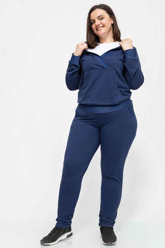 

Костюм женский 102R087 цвет Синий 3XL