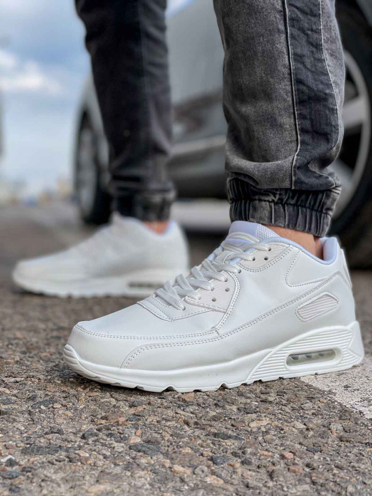 

Кроссовки мужские 18112, Air Max, белые, р. 44-29,0см.