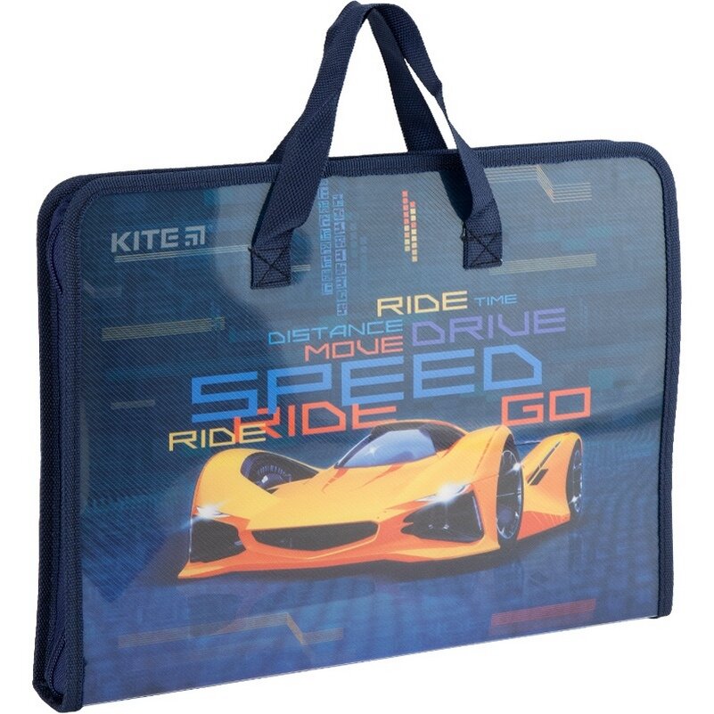

Папка на блискавці A4 Kite K20-202 Fast Cars