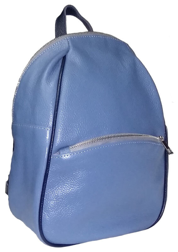 

Рюкзак шкіряний жіночий Borsacomoda 814024 блакитний