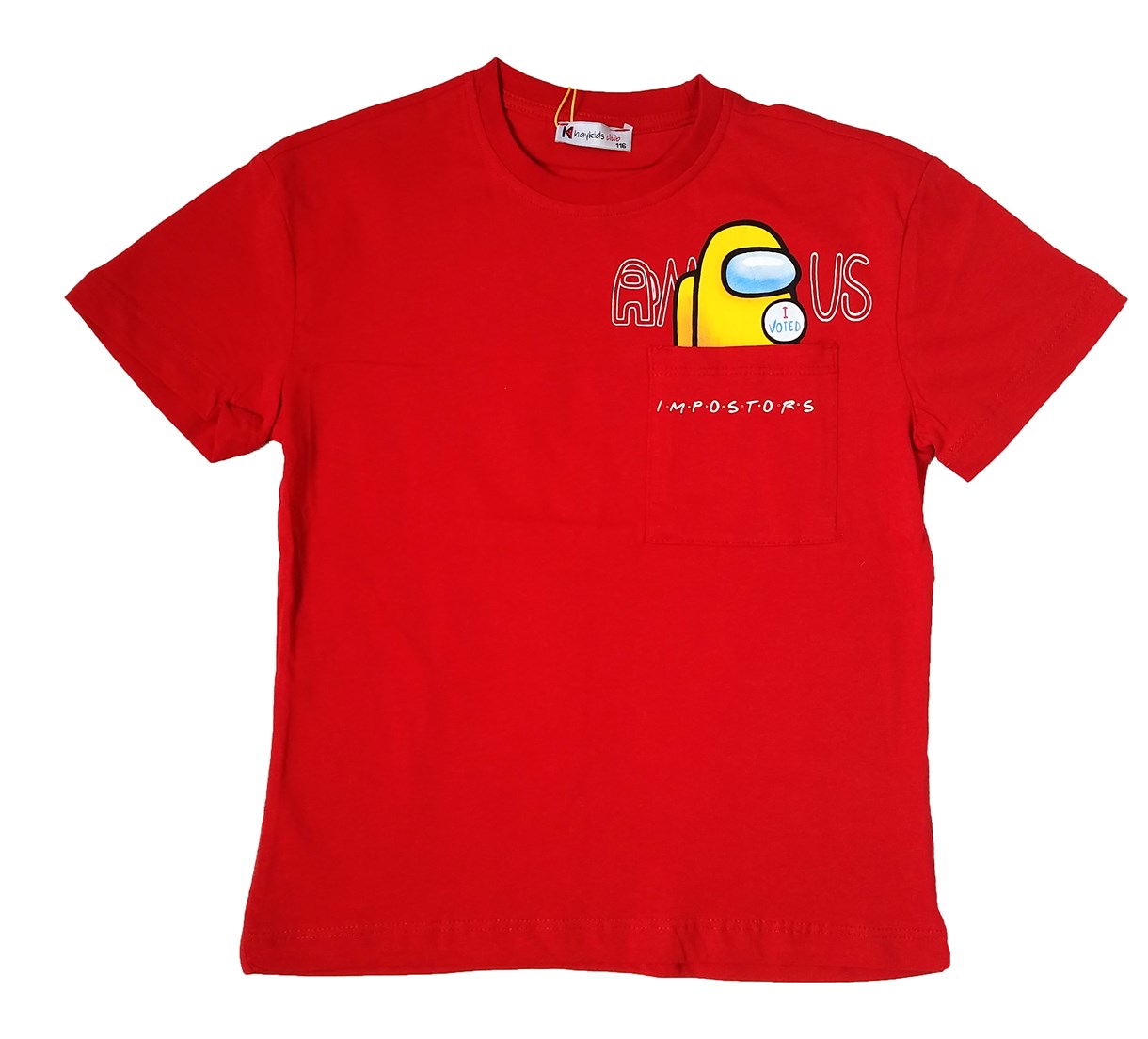 

Футболка Амонг АС (AMONG US) красная Haykids club Рост: 134 см Возраст: 9 лет