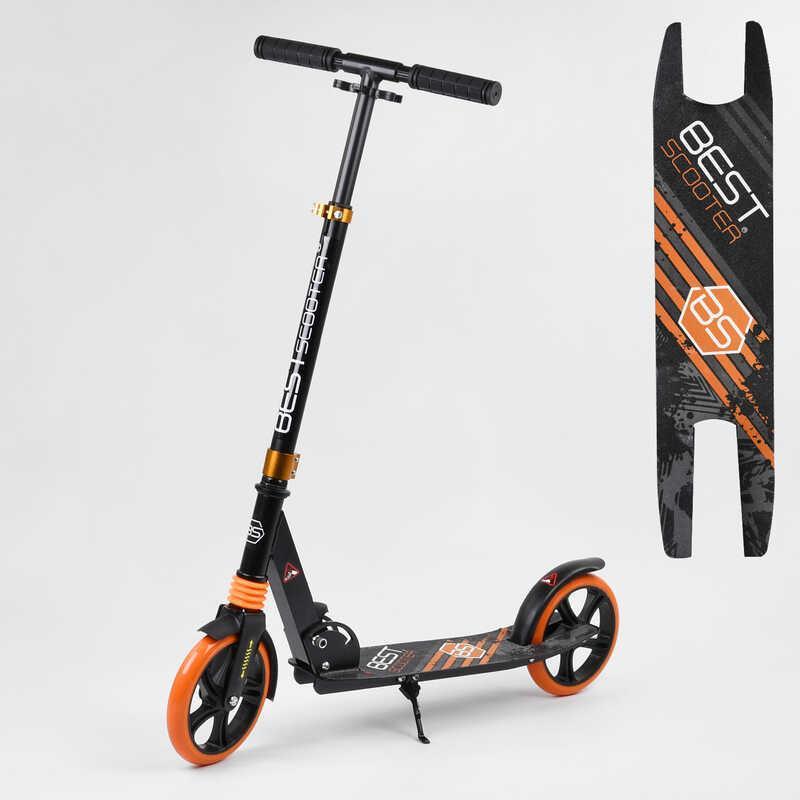 

Самокат двухколесный 213681 "Best Scooter", Черно-оранжевый