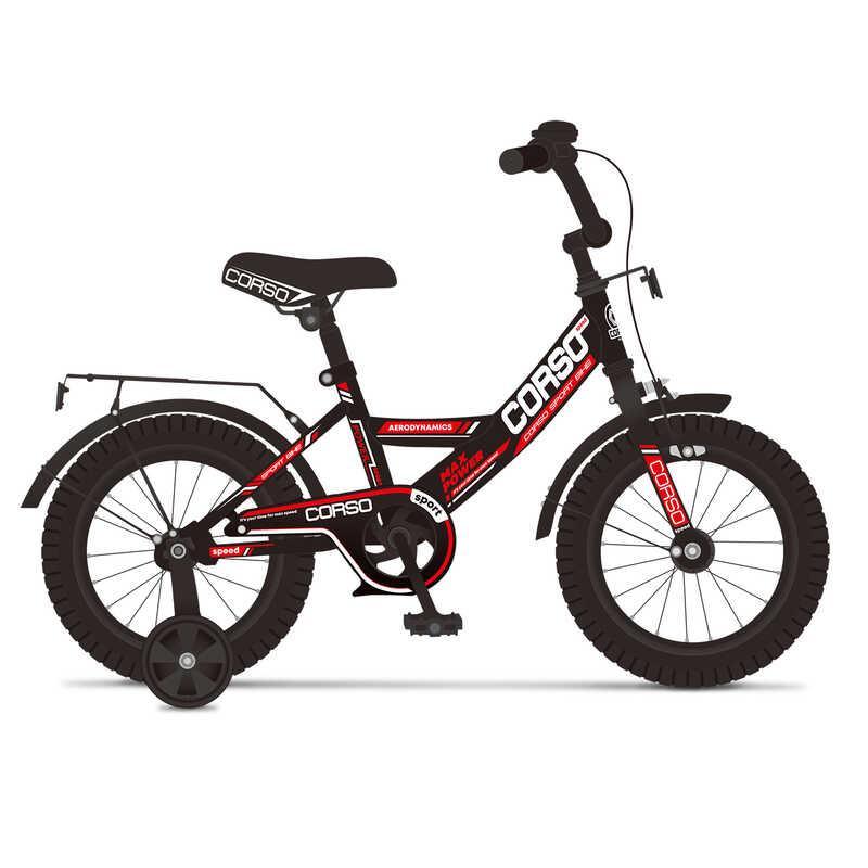 

Велосипед 20" дюймов 2-х колёсный "CORSO" CL-20596, Черный