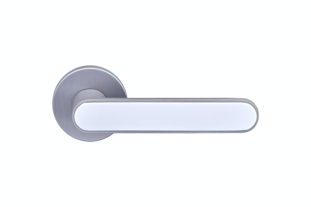 

Дверные ручки GAVROCHE BARIUM Металлик MSCB/White