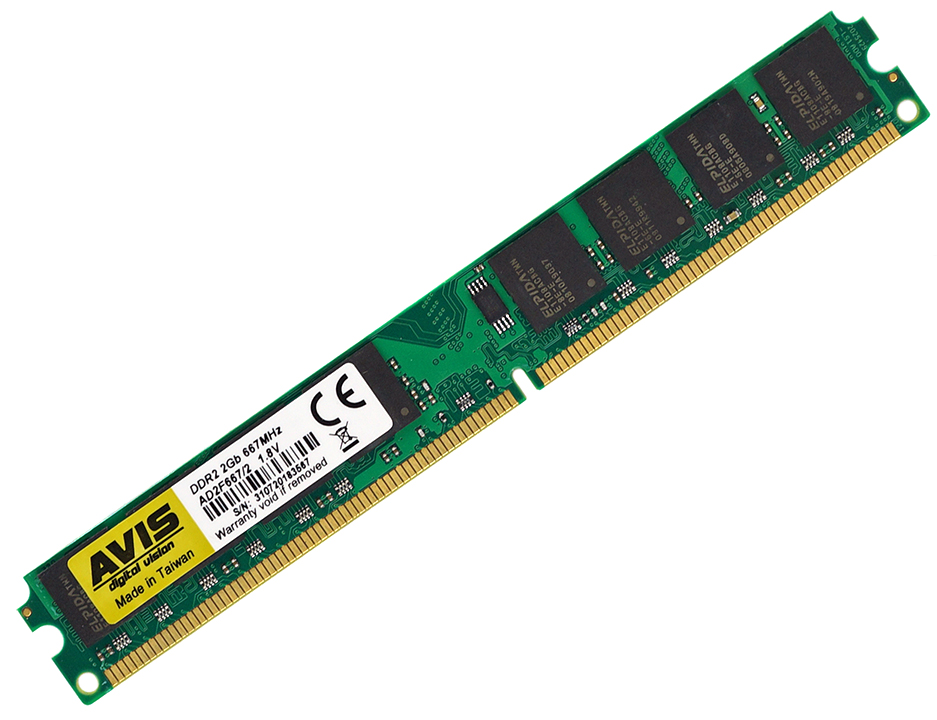 

Оперативная память DDR2-667 2Gb PC2-5300 AVIS AD2F667/2 2048MB (770008599)