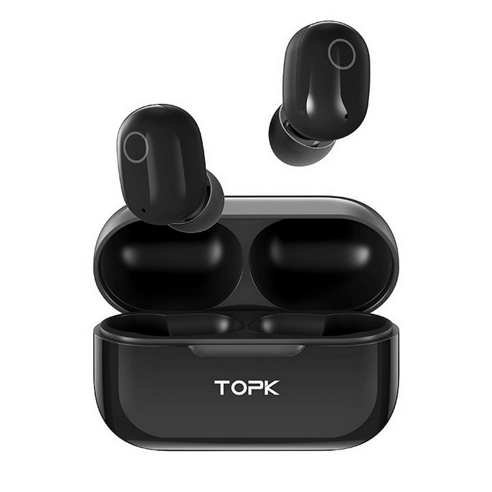 

Наушники беспроводные вакуумные TOPK Mini TWS 3D stereo, 5.0 Bluetooth с функцией Handsfree черные (TKT12-BL)
