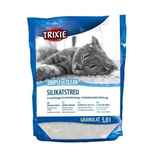

Наполнитель Trixie для котов Simple'n'Clean гранулированный селикагель 5 л