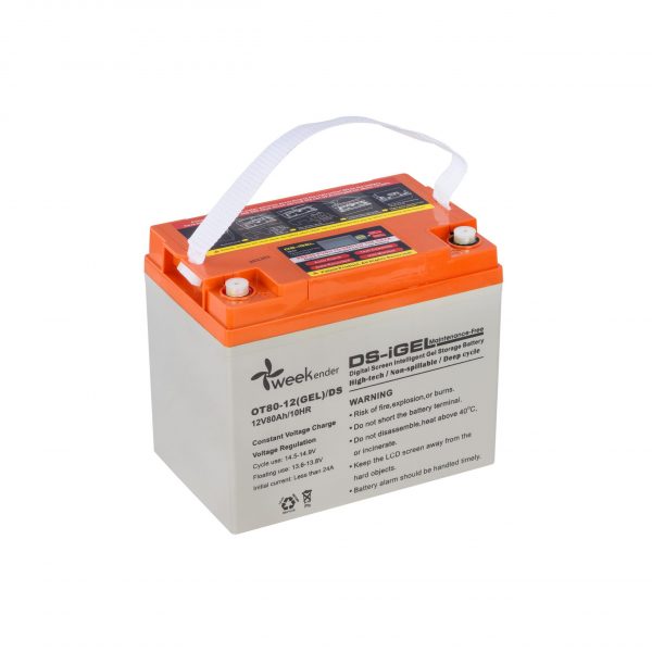

Гелевый аккумулятор Weekender DS 80Ah 12V с дисплеем