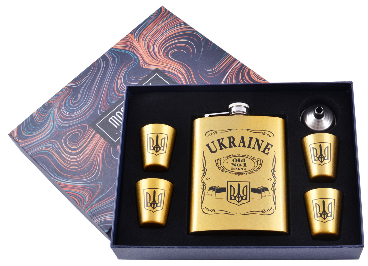

Подарочный набор с флягой UKRAINE №WKL-1903