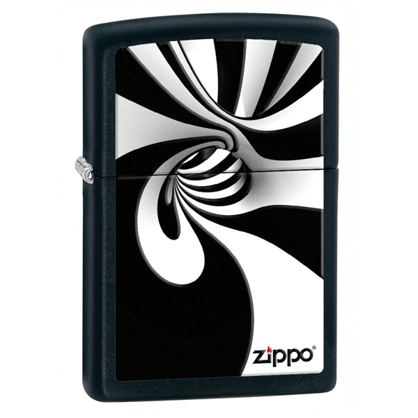 

Зажигалка Zippo SPIRAL BLK WHITE 28297