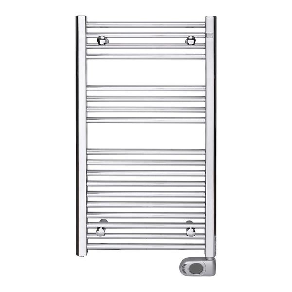 

Электрический полотенцесушитель Zehnder Aura 906 x 500 мм хром 200 Вт со скрытым подключением (PBECZ-090-50-MQ-HID)