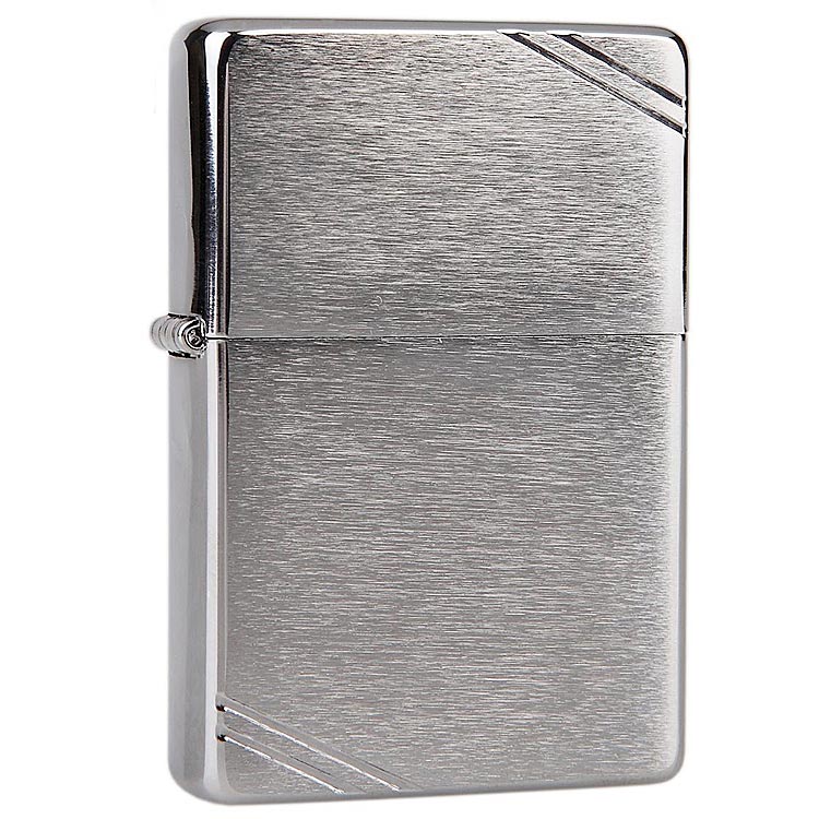 

Зажигалка Zippo VINTAGE BRUSHED CHROME 230