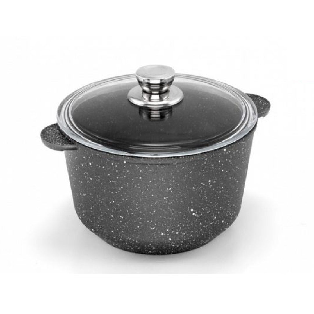 

Кастрюля универсальная Victoria Гранит 1.5л со стеклянной крышкой (G08 1.5G)